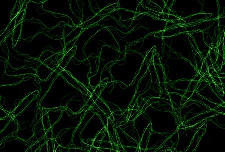 Digital cybernetic network abstract technology background wallpaperの写真素材