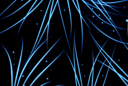 Fairy glowing background blue magical texture fairytale desire patternの写真素材