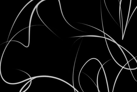 Wavy lines background black and white abstract texture artworkの写真素材