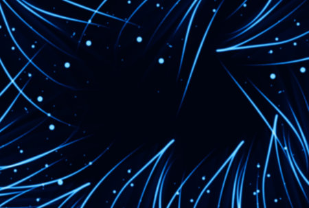 Fairy glowing background blue magical texture fairytale desire patternの写真素材