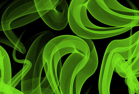 Green neon abstract background spiritual banner texture artworkの写真素材