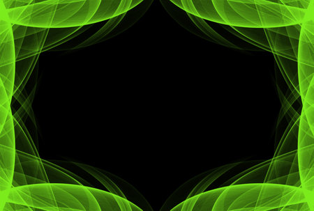 Green neon abstract background spiritual banner texture artworkの写真素材