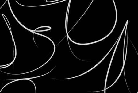 Wavy lines background black and white abstract texture artworkの写真素材