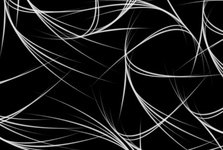Wavy lines background black and white abstract texture artworkの写真素材