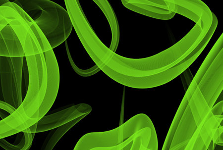 Green neon abstract background spiritual banner texture artworkの写真素材