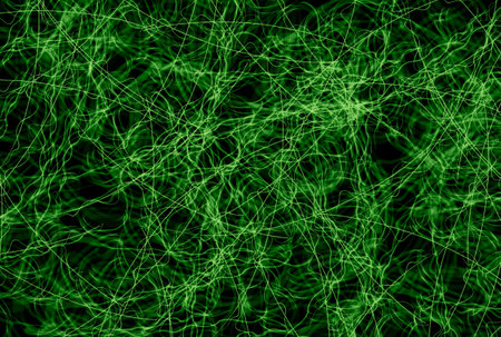 Digital cybernetic network abstract technology background wallpaperの写真素材