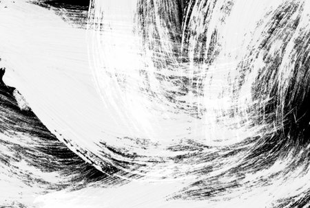 Painting texture scratched black and white background splatter paint artの写真素材