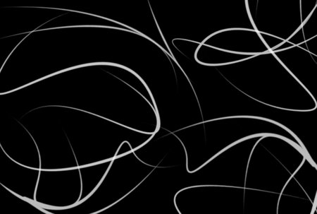 Wavy lines background black and white abstract texture artworkの写真素材