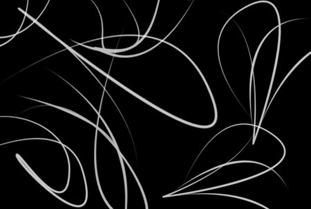 Wavy lines background black and white abstract texture artworkの写真素材