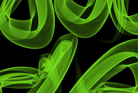 Green neon abstract background spiritual banner texture artworkの写真素材