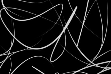 Wavy lines background black and white abstract texture artworkの写真素材