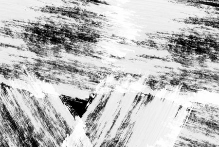 Painting texture scratched black and white background splatter paint artの写真素材