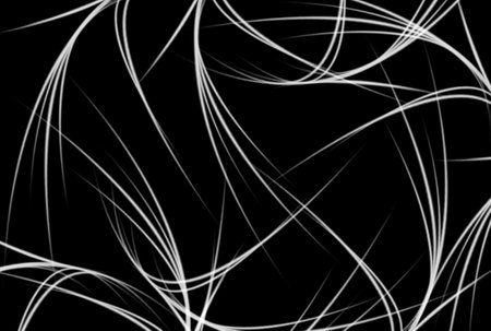 Wavy lines background black and white abstract texture artworkの写真素材