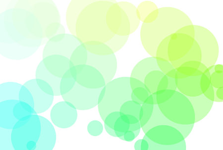 Rainbow dotted pattern colorful soap bubbles background watercolor artworkの写真素材