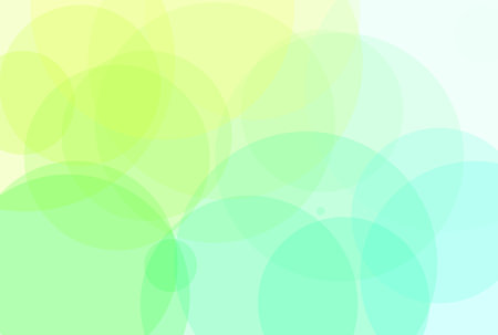 Rainbow dotted pattern colorful soap bubbles background watercolor artworkの写真素材