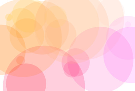 Rainbow dotted pattern colorful soap bubbles background watercolor artworkの写真素材