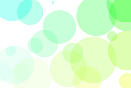 Rainbow dotted pattern colorful soap bubbles background watercolor artworkの写真素材