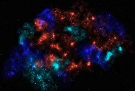 Starry galaxy dark infinite milky way twinkle cosmos astrology interstellar backgroundの写真素材