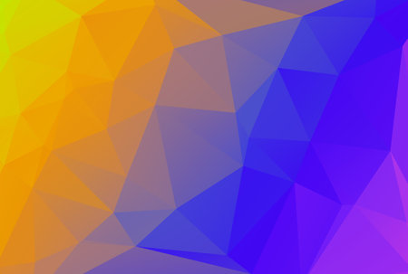 Triangle pattern multicolored polygon texture abstract shape background artworkの写真素材