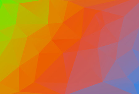 Triangle pattern multicolored polygon texture abstract shape background artworkの写真素材
