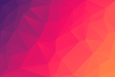 Polygonal pattern triangular poly texture multicolored polygon shape wallpaper artの写真素材