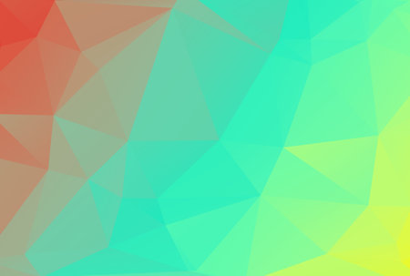 Triangle pattern multicolored polygon texture abstract shape background artworkの写真素材
