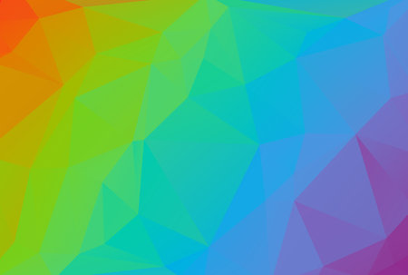 Triangle pattern multicolored polygon texture abstract shape background artworkの写真素材
