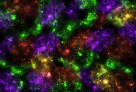 Starry galaxy dark infinite milky way twinkle cosmos astrology interstellar backgroundの写真素材