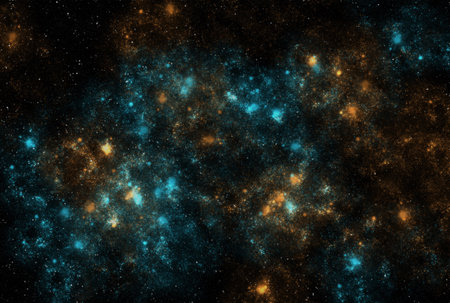 Starry galaxy dark infinite milky way twinkle cosmos astrology interstellar backgroundの写真素材