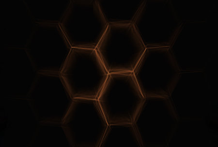 Futuristic abstract background hexagon network pattern geometry shape texture artの写真素材