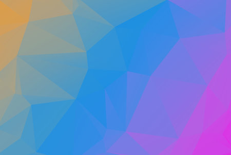 Triangle pattern multicolored polygon texture abstract shape background artworkの写真素材