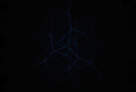 Futuristic abstract background hexagon network pattern geometry shape texture artの写真素材