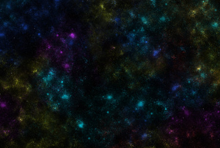 Starry galaxy dark infinite milky way twinkle cosmos astrology interstellar backgroundの写真素材