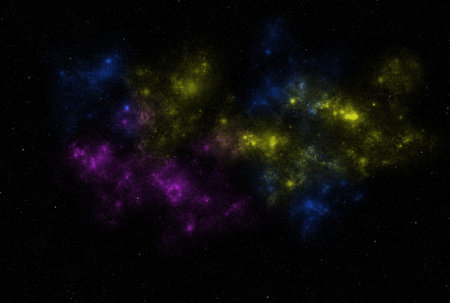 Starry galaxy dark infinite milky way twinkle cosmos astrology interstellar backgroundの写真素材