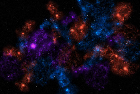 Starry galaxy dark infinite milky way twinkle cosmos astrology interstellar backgroundの写真素材