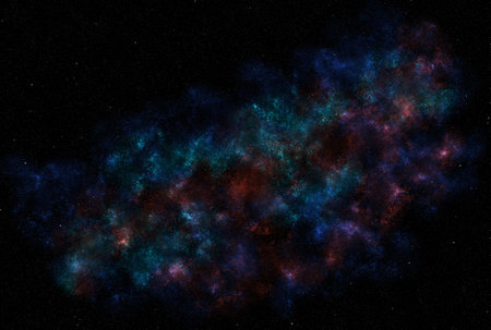Starry galaxy dark infinite milky way twinkle cosmos astrology interstellar backgroundの写真素材