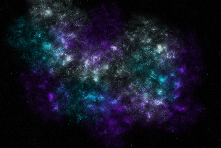 Starry galaxy dark infinite milky way twinkle cosmos astrology interstellar backgroundの写真素材