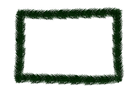 Christmas wreath decorate xmas new year frame artの写真素材