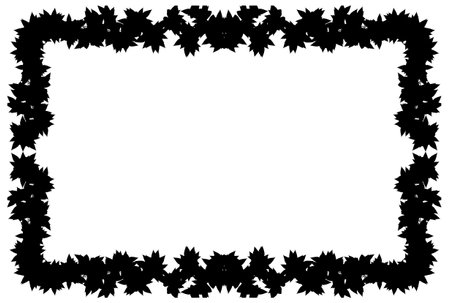 Black frame ornament art decorative boarder dark antique artworkの写真素材