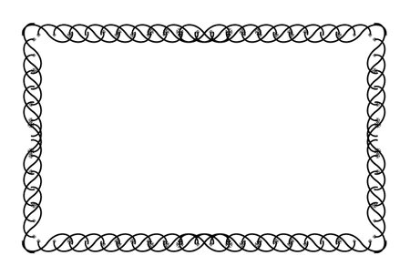 Black frame ornament art decorative boarder dark antique artworkの写真素材