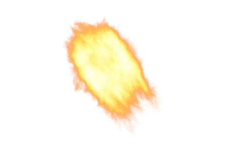 Fire trail meteor artwork dangerous flame symbol powerful bonfireの写真素材
