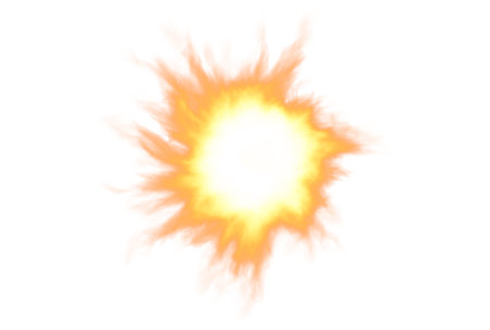 Fire explosion art powerful flame energy artworkの写真素材