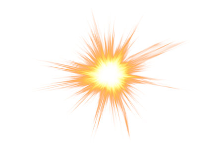 Fire splash art dangerous flame effect fireball shock exploding artworkの写真素材