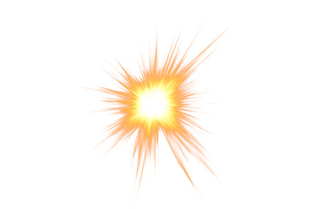Fire splash art dangerous flame effect fireball shock exploding artworkの写真素材