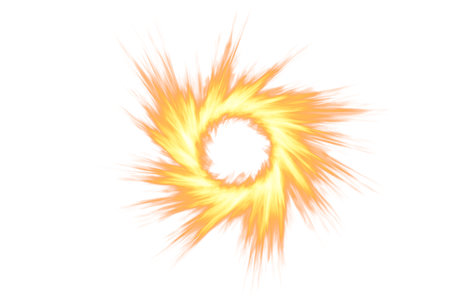 Fire exploding flame artwork powerful heat effect inferno swirl illustration artの写真素材