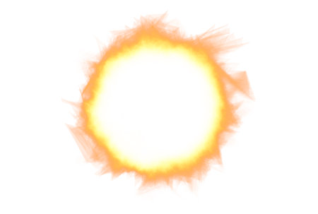 Fireball artwork flame effect dangerous burning explosive effectの写真素材