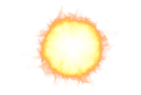 Fireball artwork flame effect dangerous burning explosive effectの写真素材