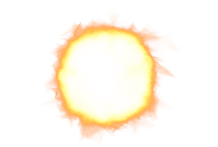 Fireball artwork flame effect dangerous burning explosive effectの写真素材