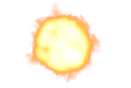 Fireball artwork flame effect dangerous burning explosive effectの写真素材