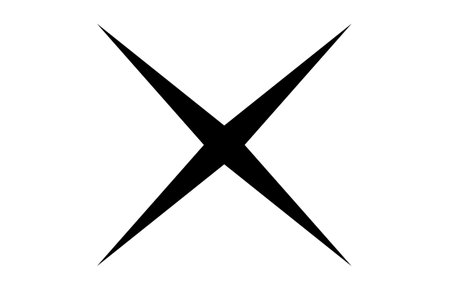 Black star drawing success champion achievement object icon silhouetteの写真素材